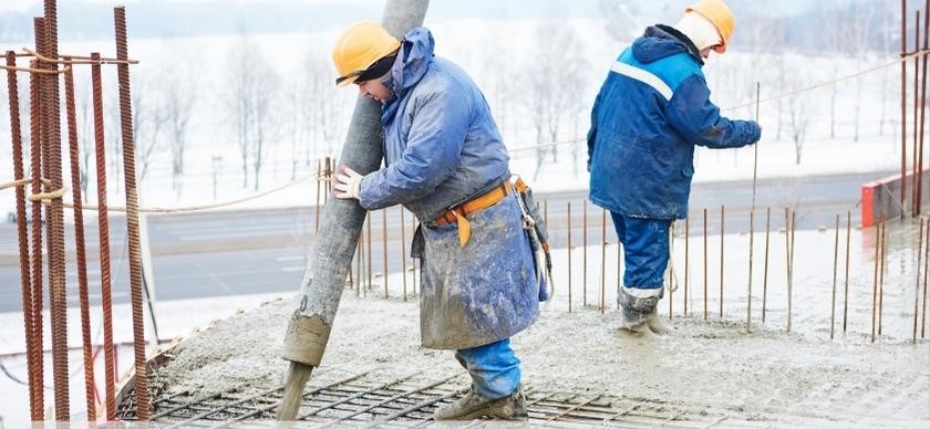 نکات ایمنی در بتن‌ریزی هوای سرد و گرم