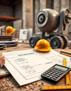 فرمول محاسبه حجم بتن ریزی