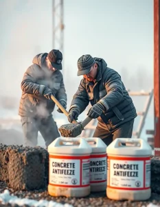 مصرف ضد یخ در بتن
