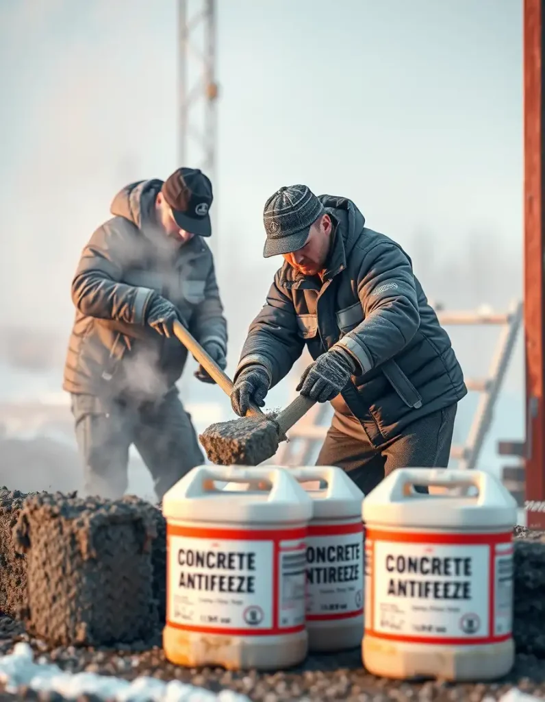مصرف ضد یخ در بتن