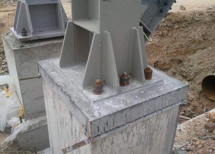 مزایا و معایب گروت ریزی زیر بیس پلیت - بتن فا