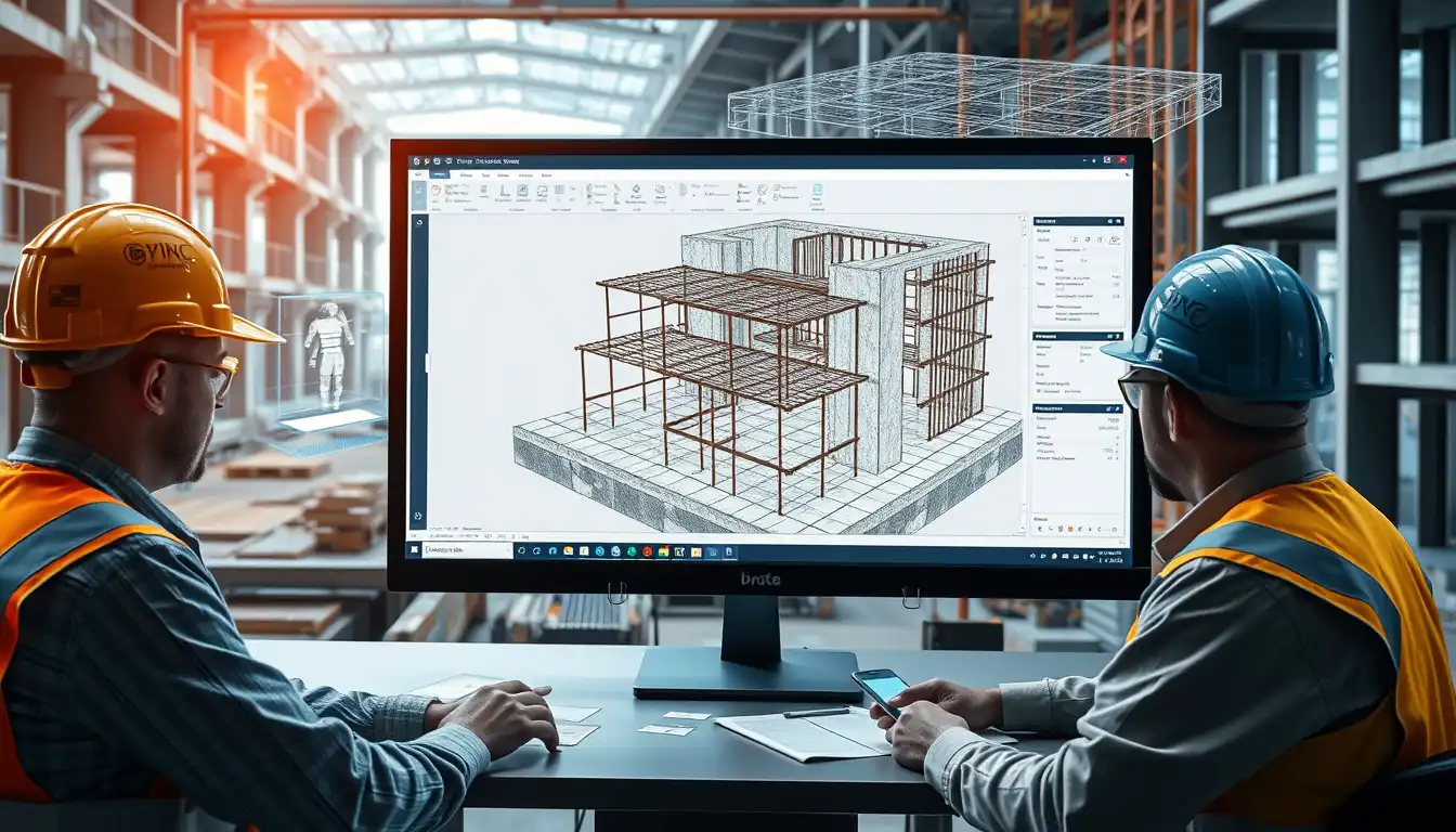 مزایای استفاده از فناوری BIM در آرماتوربندی مدرن - بتن فا