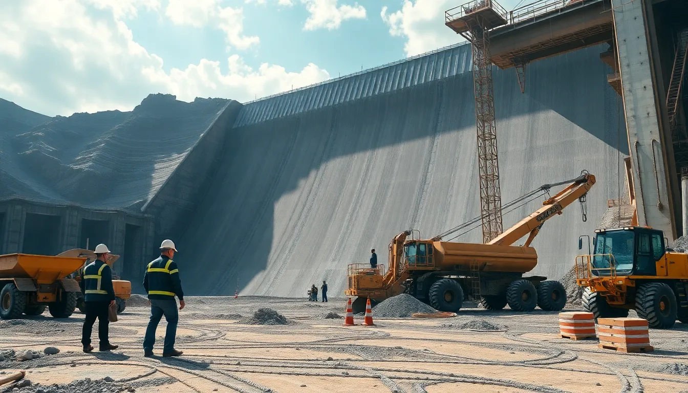 کنترل کیفیت بتن در پروژه‌های سدسازی - بتن فا