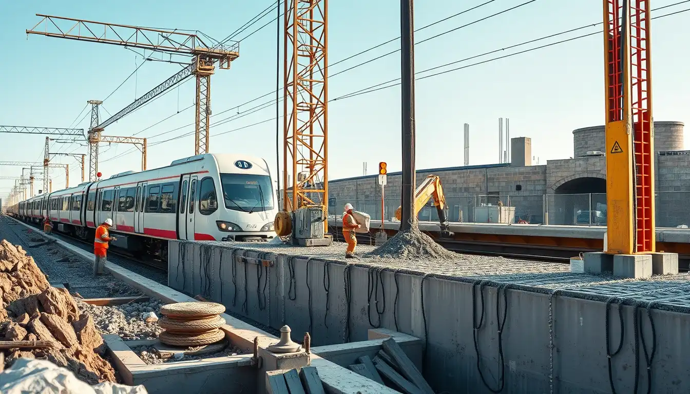 اثر ارتعاشات مترو بر گیرش بتن و ایجاد تغییرات ریزساختاری - بتن فا