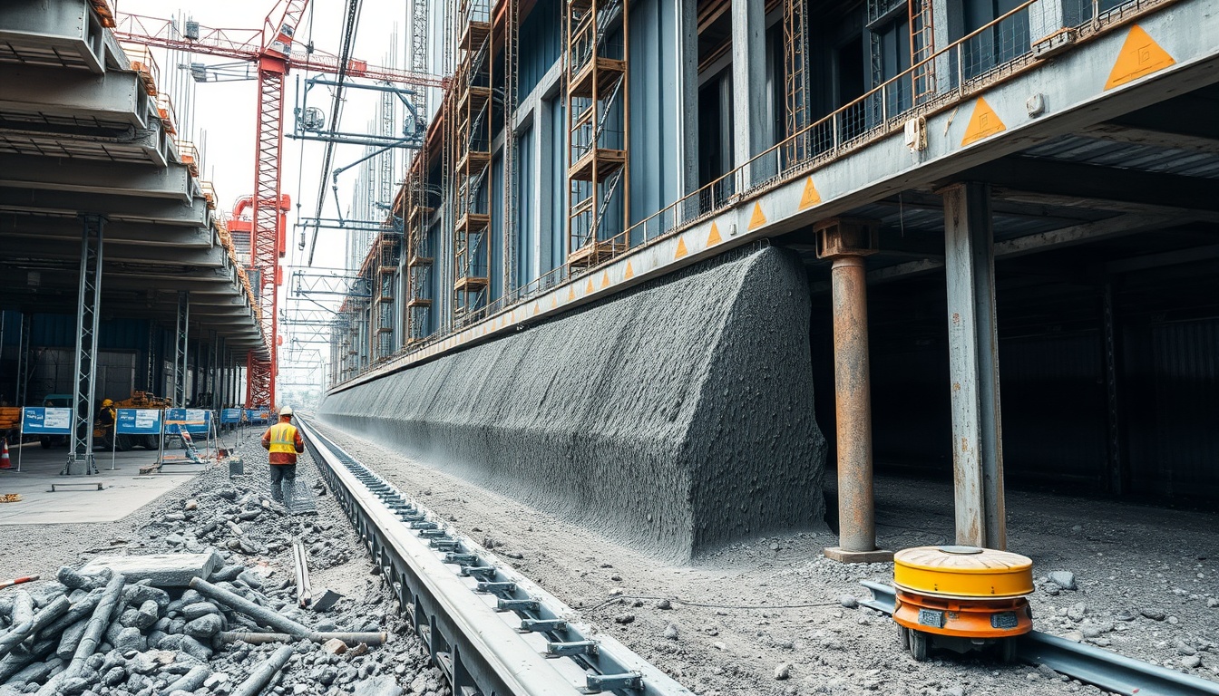 راهکارهای تثبیت کیفیت بتن‌ریزی در محیط‌های نزدیک خطوط مترو - بتن فا